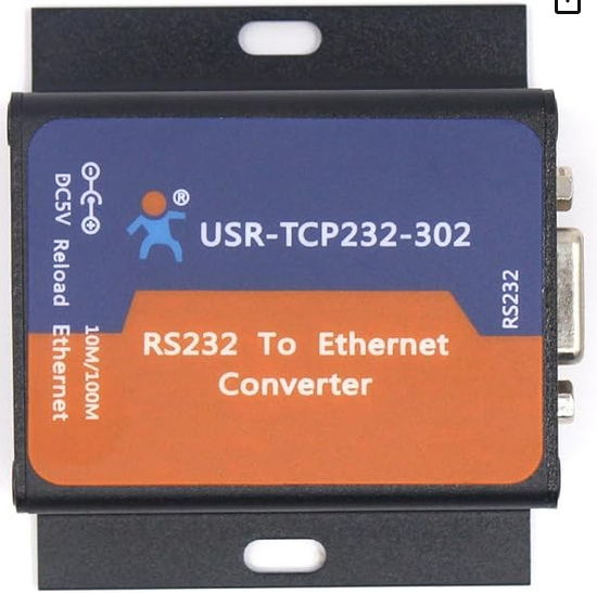 USR-TCP232-302 device, front view